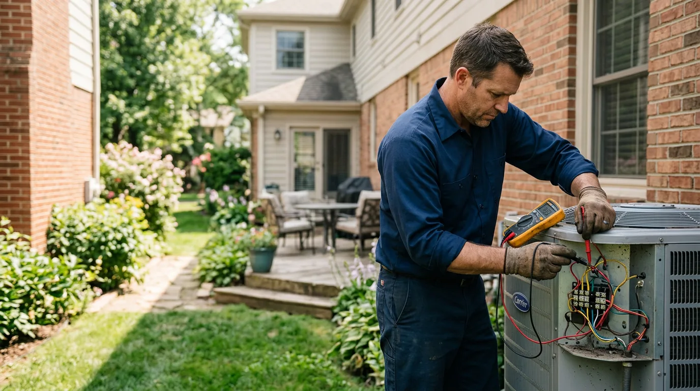 HVAC technician working near Middletown Springs, VT